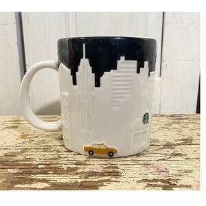 Starbucks New York City Mug Collector Series 2012 NYC Skyline 3D Relief 16oz